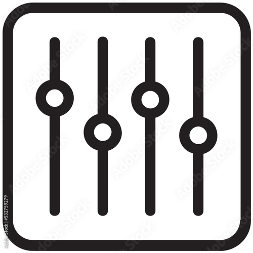 Volume Adjuster Vector Icon
