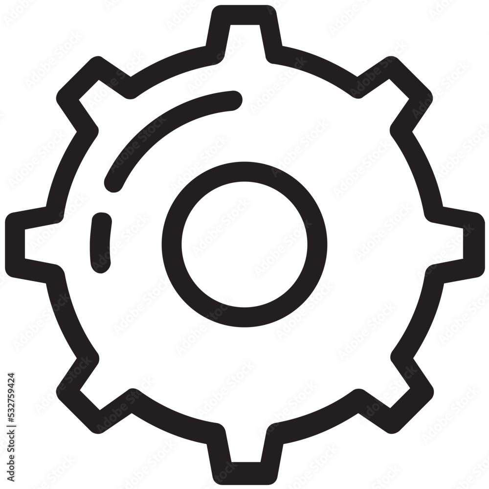 Cog Vector Icon Cog Vector Icon