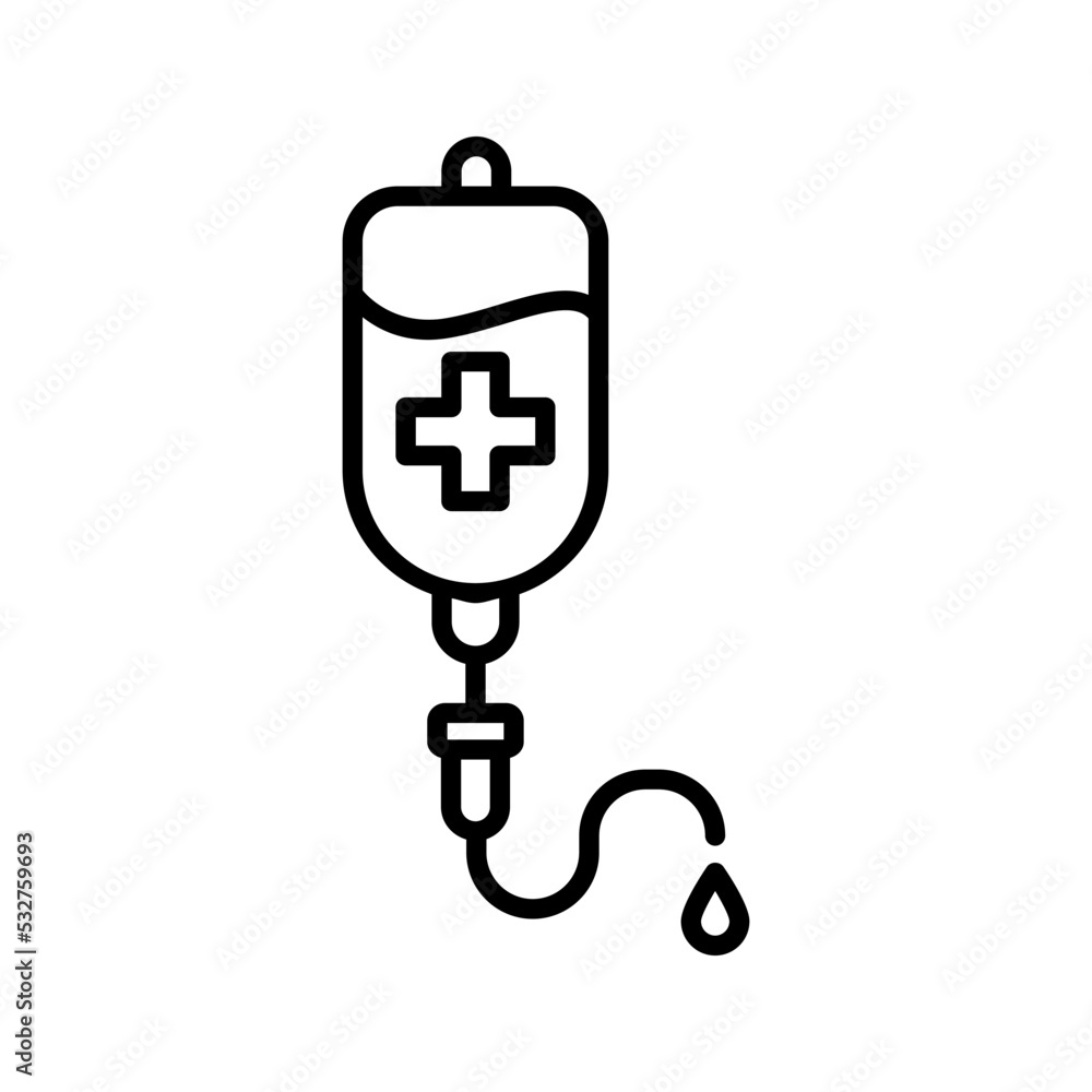 Infusion icon. Medical sign. Vector illustration Infusion icon. Medical sign. Vector illustration