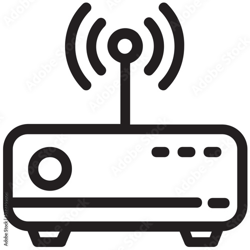 Wifi Router Vector Icon