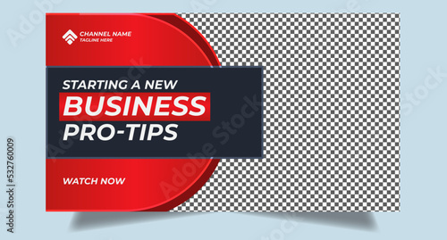 Fully editable youtube thumbnail design for any youtube videos customizable video thumbnail design video cover modern trendy new style thumbnail template for social media concept youtube thumbnail 