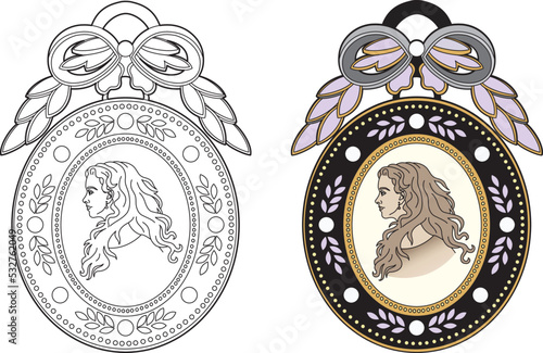 Victorian medallion