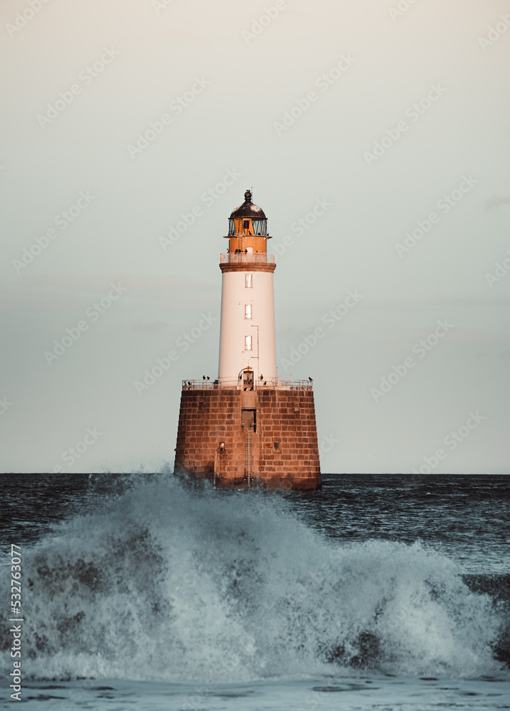 lighthouse on the scottish coast