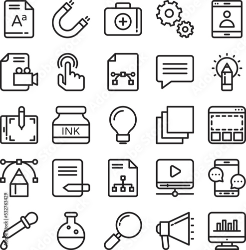Web Design and Development Vector Icons