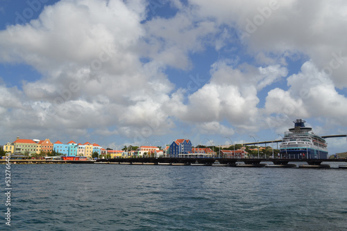 willemstad city , Curacao Island , caribbean sea
