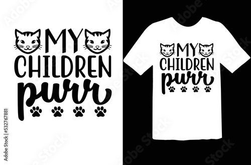 My children purr svg design