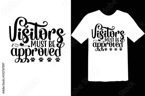 Visitors must be approved svg design