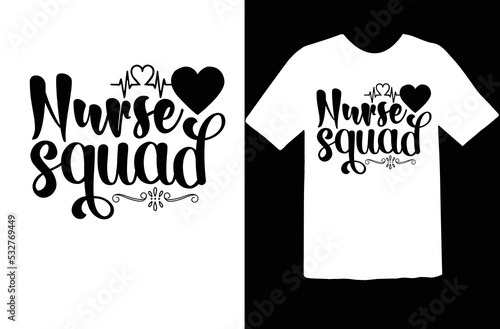 Nurse squad svg design
