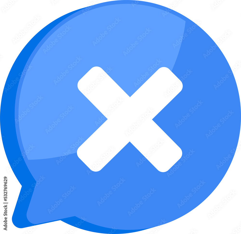 Blue notification mark symbol and social media communication message icon png transparent. 3D technology vector design. 3D rendering. Blue notification mark symbol and social media communication message icon png transparent. 3D technology vector design. 3D rendering.