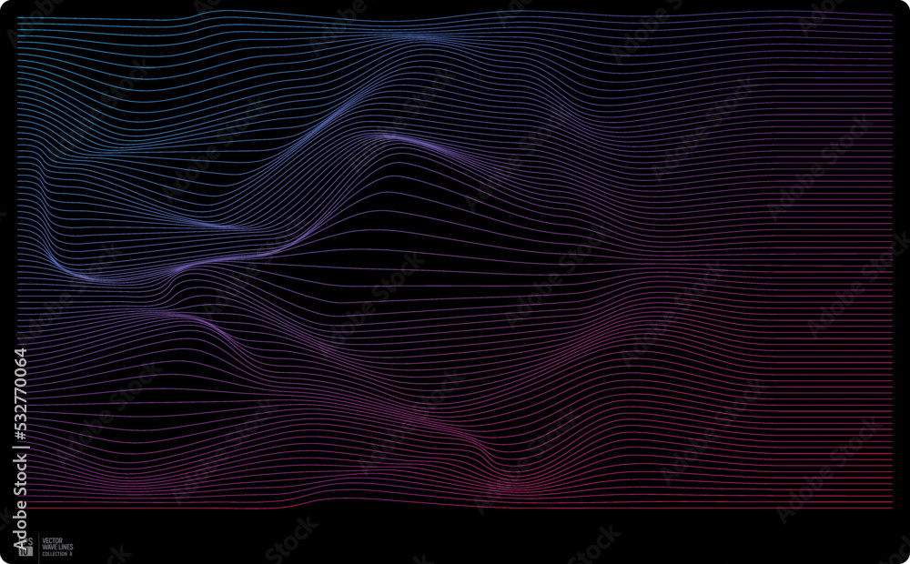 Gradient line art Gradient line art