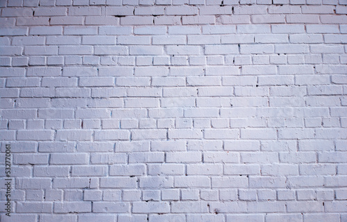 White bricked grunge street wall texture backdrop