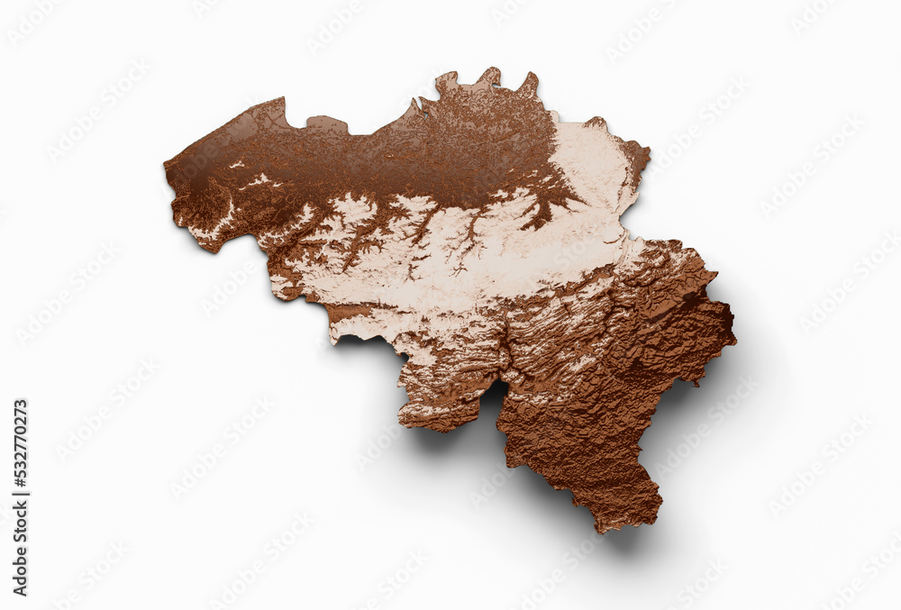 Map of Belgium in old style, brown graphics in a retro style Vintage Style. High detailed 3d illustration Map of Belgium in old style, brown graphics in a retro style Vintage Style. High detailed 3d illustration