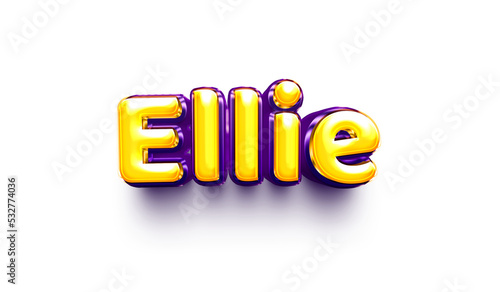 Εκτύπωση καμβά name of girls for birthday celebration balloon air shiny hanging English ellie