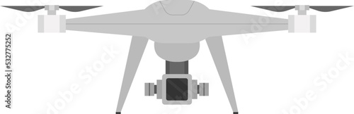 Quadrocopter drone technologies. Vector illustration