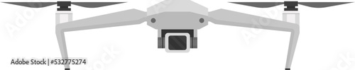 Quadrocopter drone technologies. Vector illustration