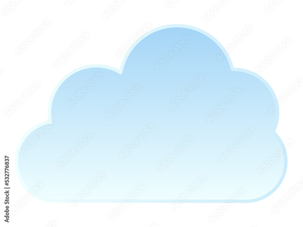 Simple illustration of weather and cloud Simple illustration of weather and cloud