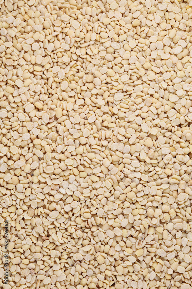 White Lentils (Urad Dal). Lentils background 