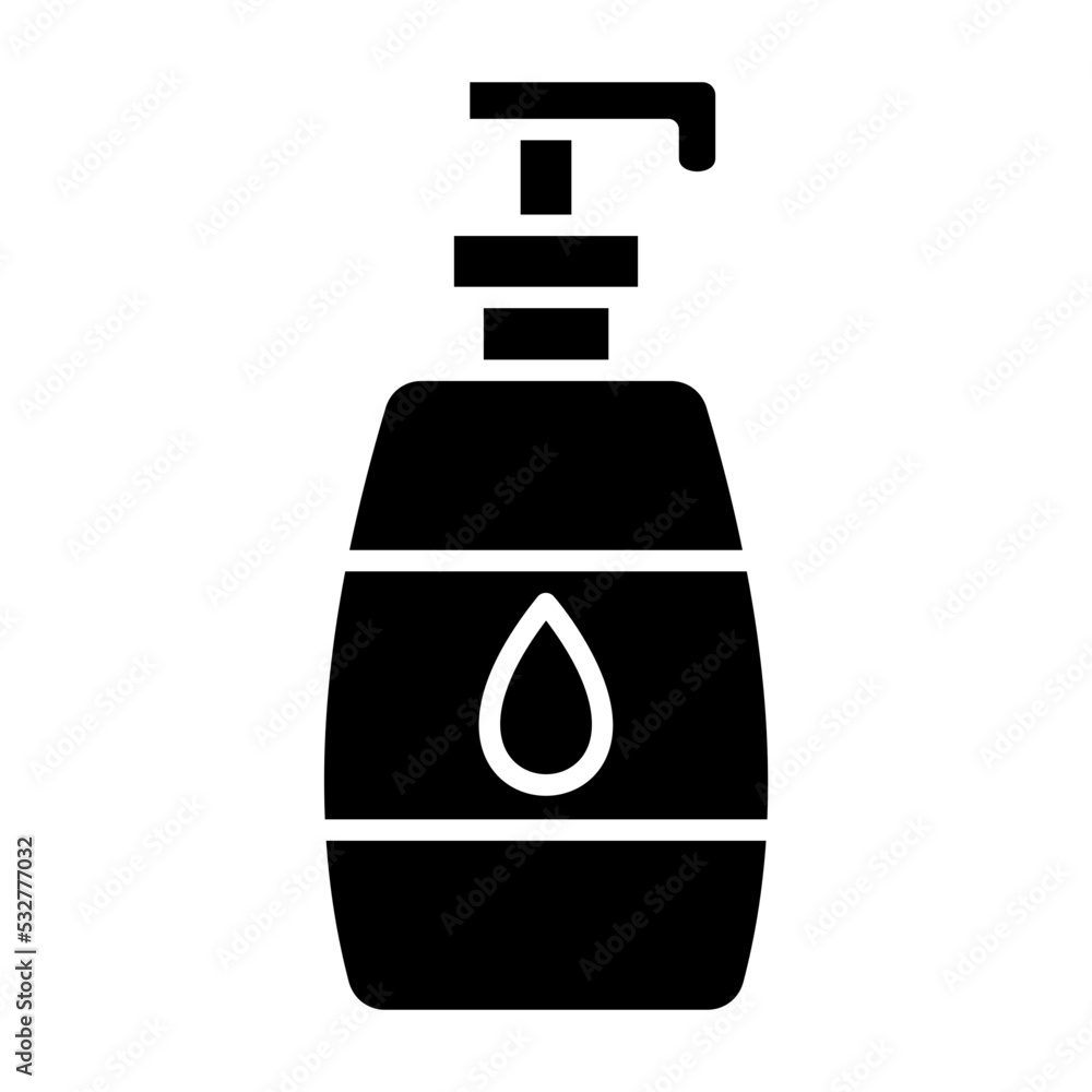 Obraz premium Soap Bottle Glyph Icon