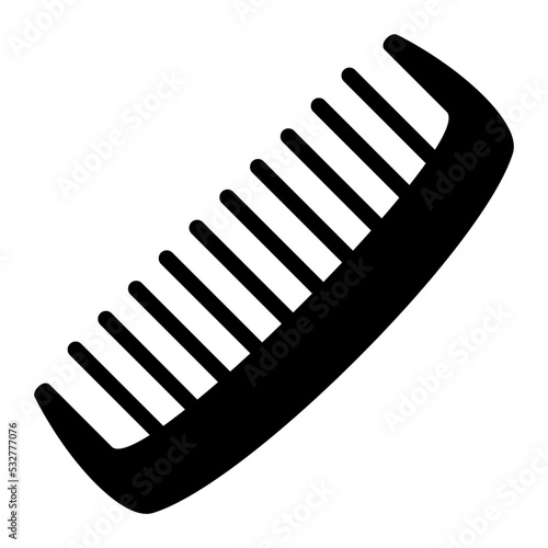 Comb Glyph Icon