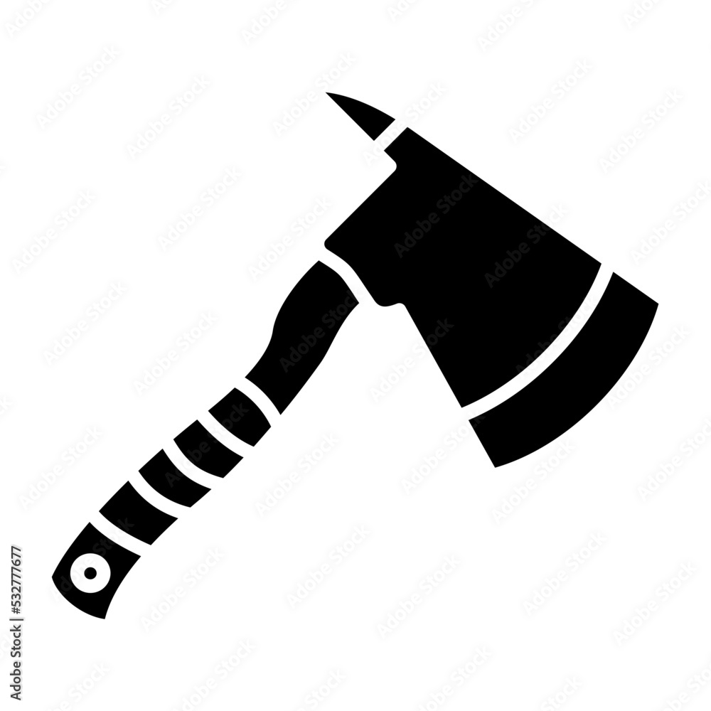 Axe Glyph Icon