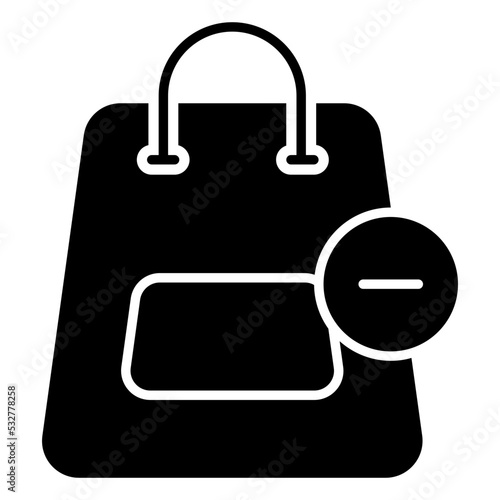 Vector design of remove from bag