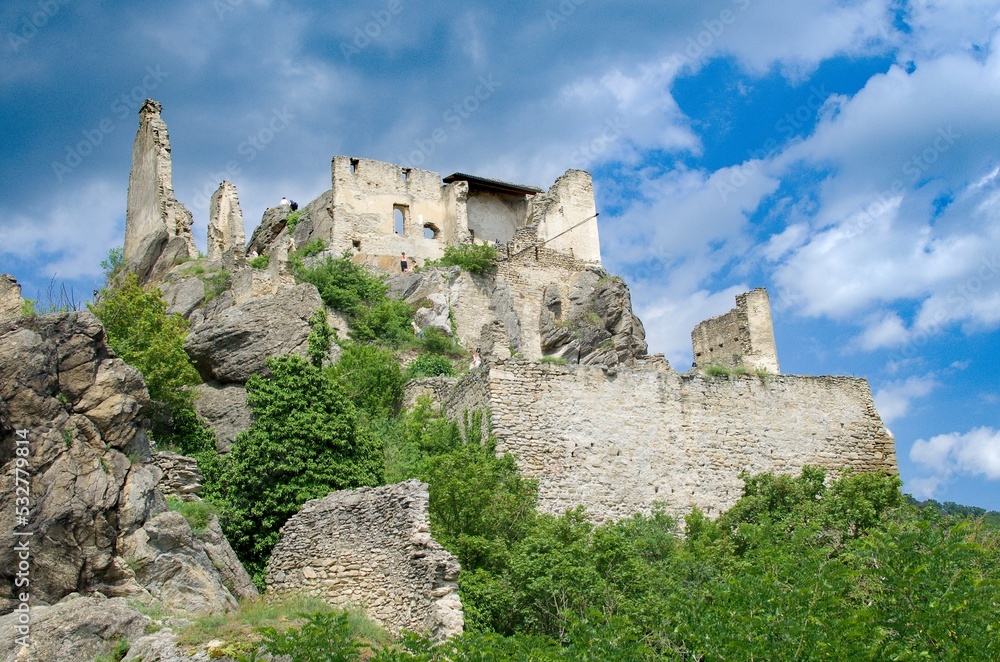 Ruins of Dürnstein Castle, Lower Austria