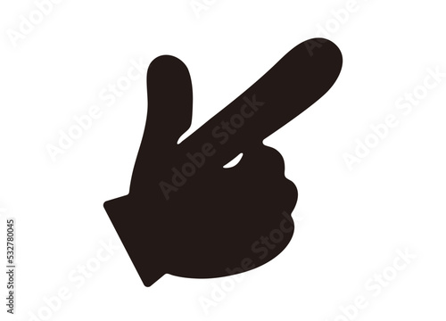 チェック ポイント アイコン 指さし ベクターイラスト