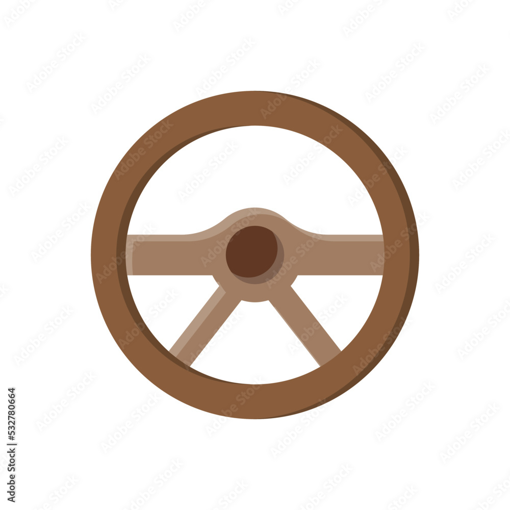 Obraz premium steering wheel vector for website symbol icon presentation