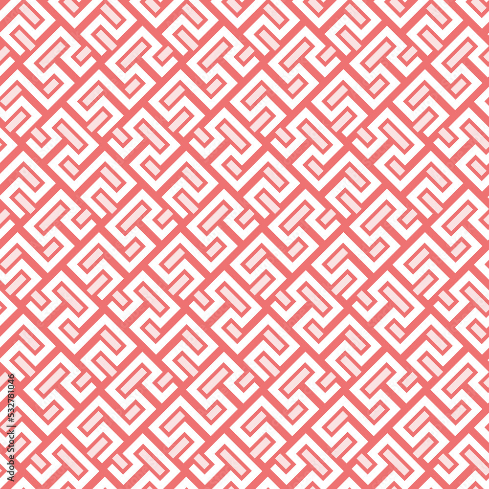 Seamless background for your designs. Modern ornament. Geometric abstract red and white pattern Seamless background for your designs. Modern ornament. Geometric abstract red and white pattern