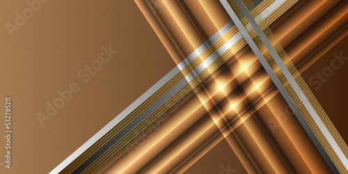 Luxury brown gold background vector design