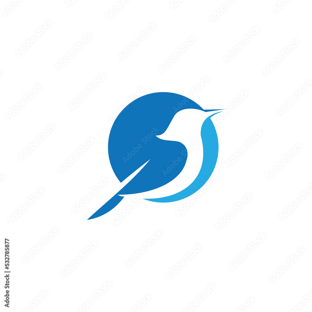 bird logo, finch bird logo vector Stock Illustration | Adobe Stock