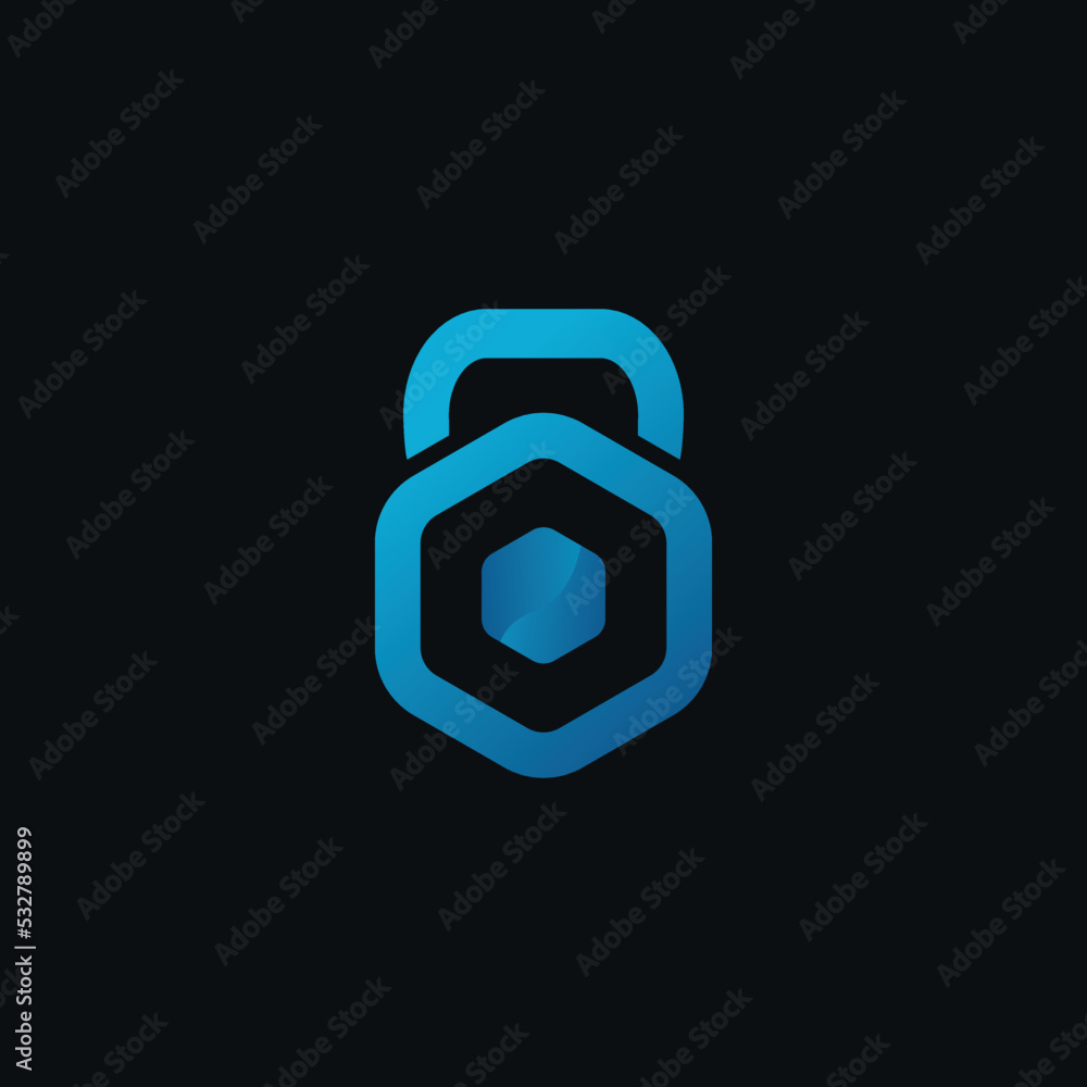 Hexa lock logo | Lock logo | secure logo | trends logo Hexa lock logo | Lock logo | secure logo | trends logo