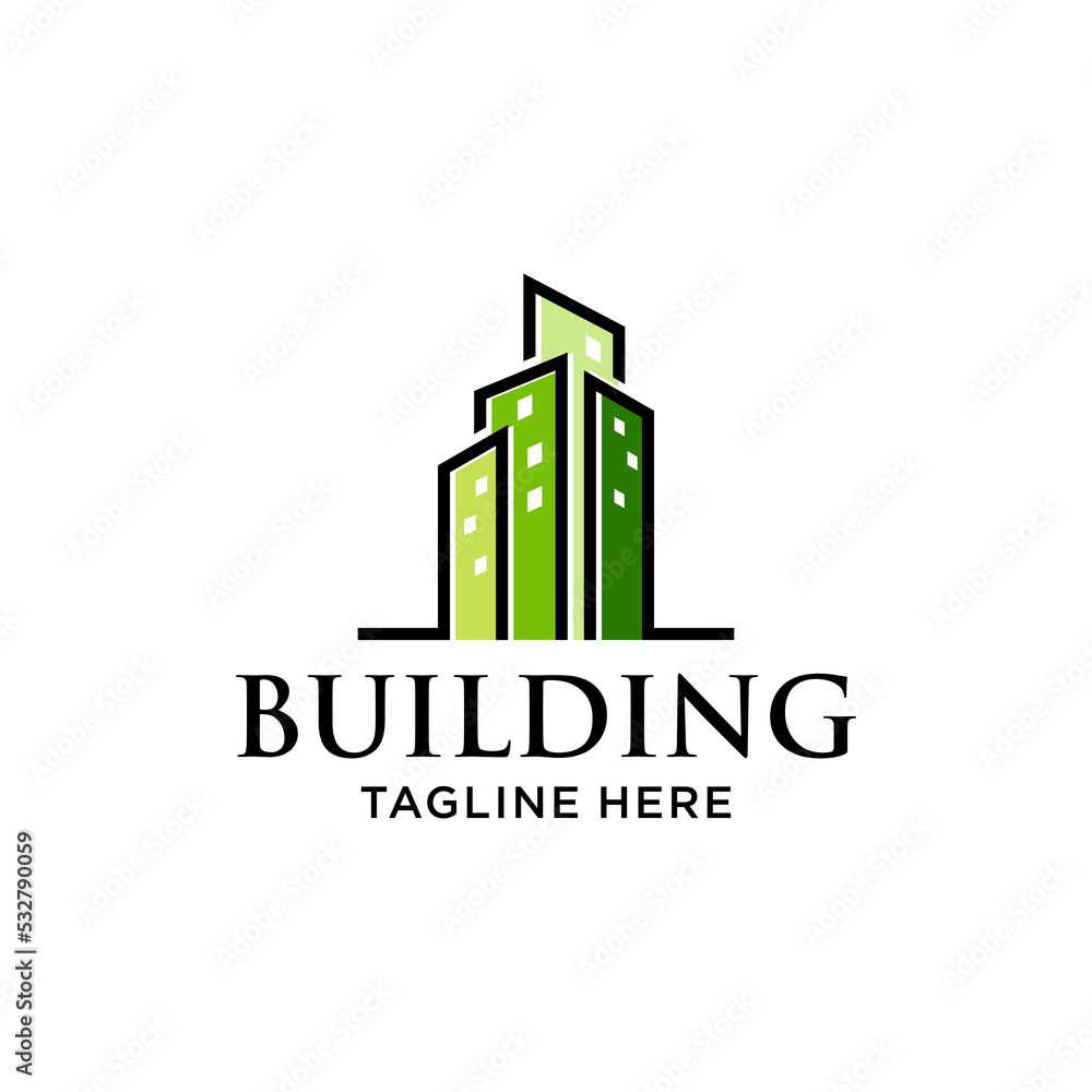 Building Logo Design Template Inspiration, Vector Illustration.