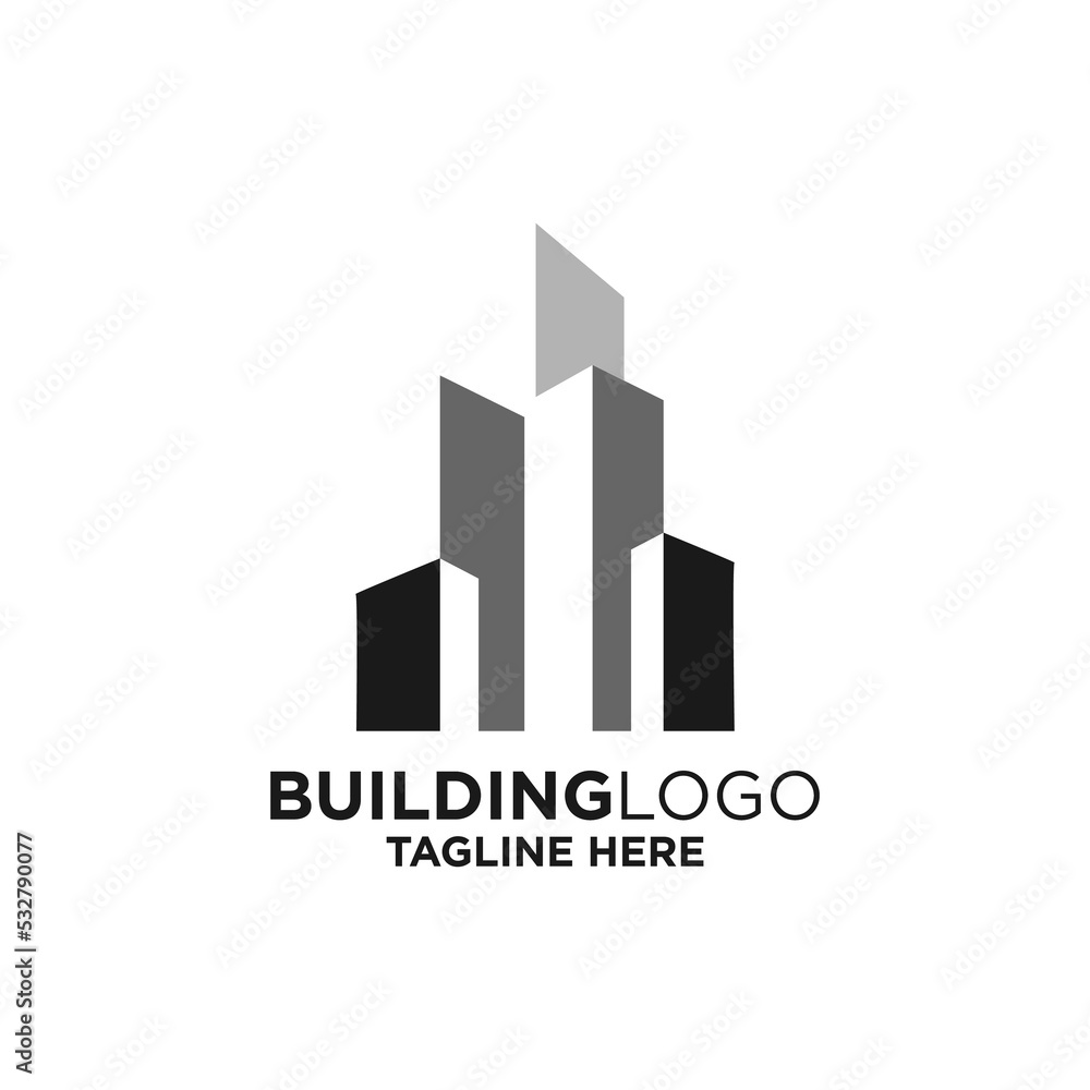 Building Logo Design Template Inspiration, Vector Illustration.