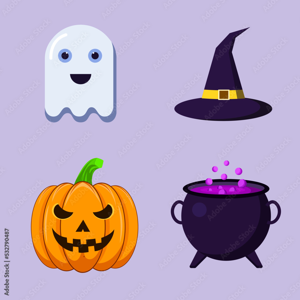 Halloween vector elements collection Halloween vector elements collection