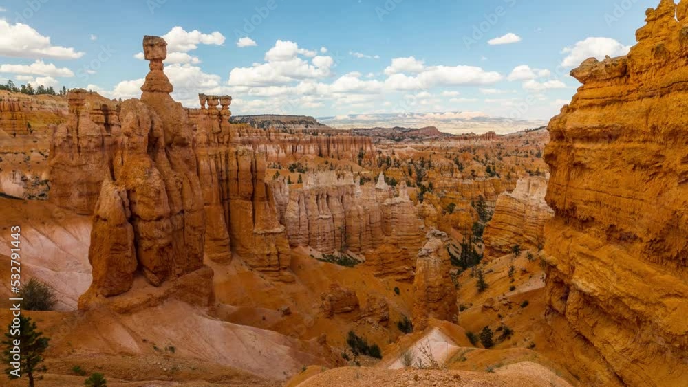 Time lapse of the clouds moving above the incredible rock formations at Bryce Canyon National Park in Utah. Time lapse of the clouds moving above the incredible rock formations at Bryce Canyon National Park in Utah.