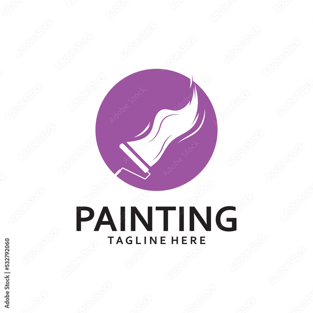 Paint Logo Template vector icon Paint Logo Template vector icon