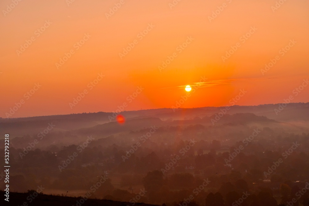 Obraz premium sunrise in the mountains