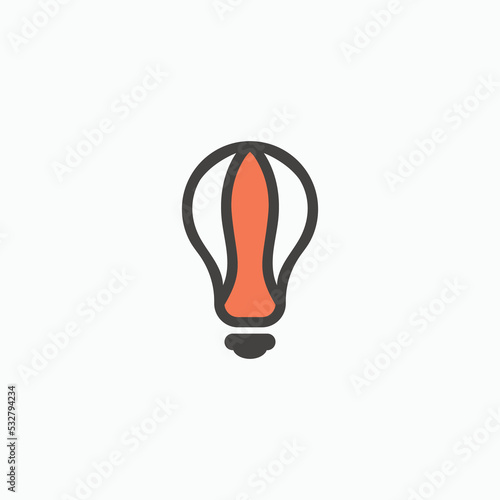Rocket light logo | launch rocket logo | logo trends