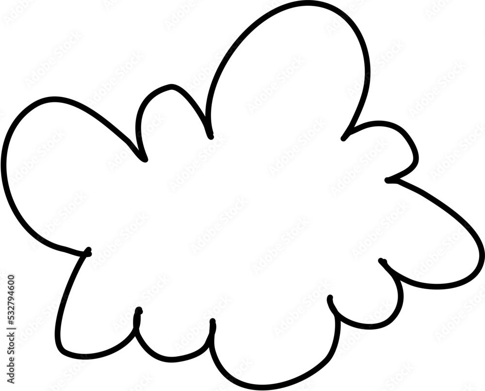 Children Draw Cloud Doodle Children Draw Cloud Doodle