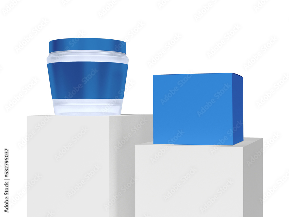 Transparent Beauty Cosmetic Cream Container Image Transparent Beauty Cosmetic Cream Container Image