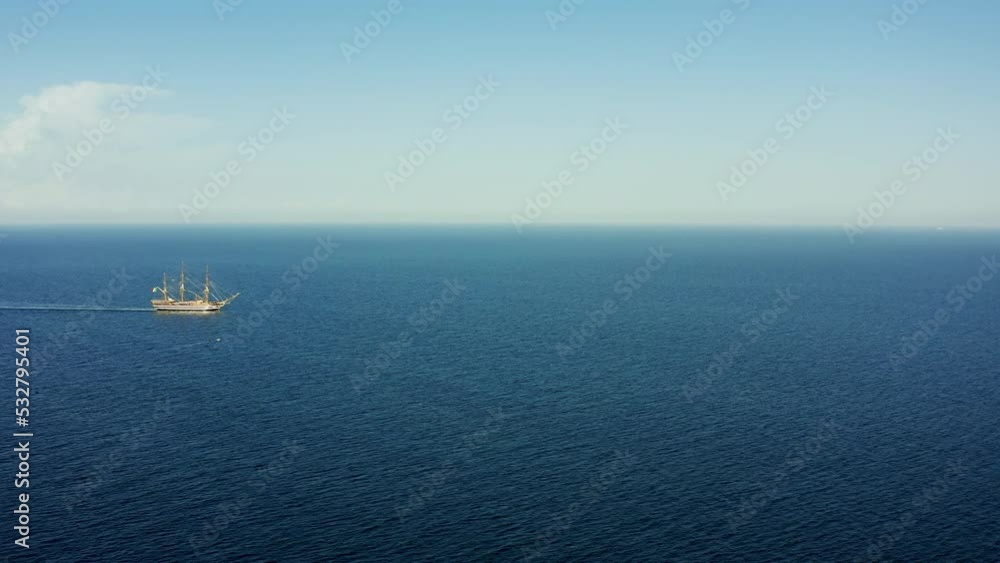 The Amerigo Vespucci Ship into the Ocean The Amerigo Vespucci Ship into the Ocean