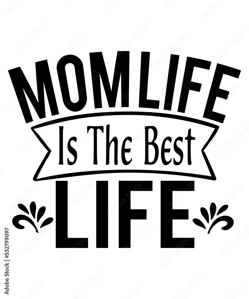 Naklejka premium Mom svg, Mom svg BUndle, Mom T-Shirt, Mom life svg- svg - dxf - eps - png - Cut File- Mother's Day - Silhouette - Cricut - Digital Download,