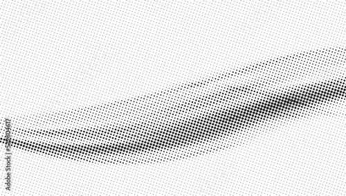 Halftone Background. Gradient Halftone dots wave abstract background. Data technology wave background.