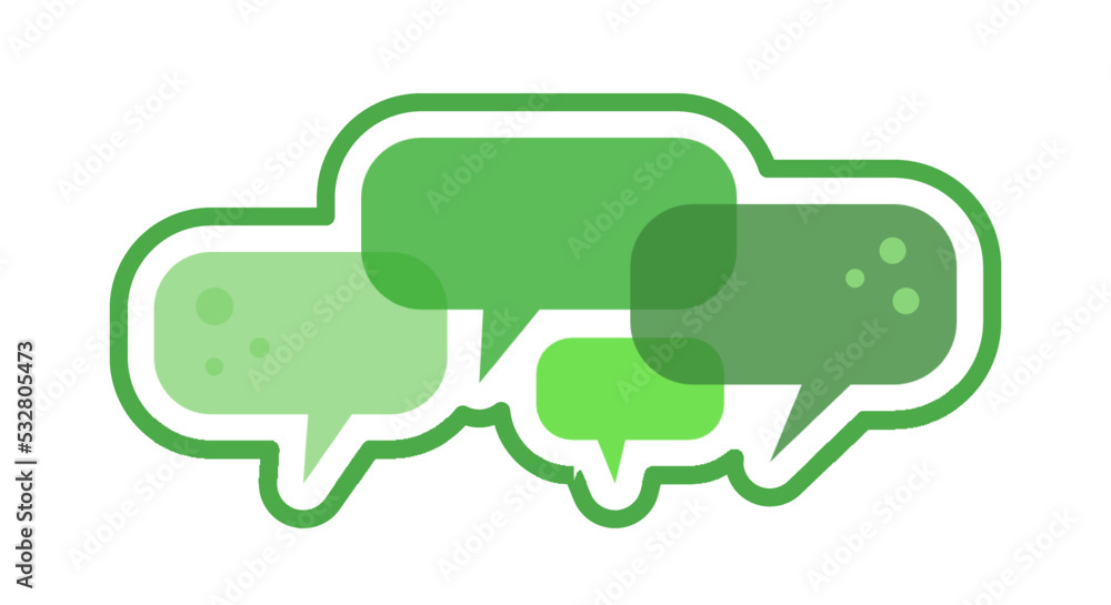 Communication - gre bubbles - vector illustration Communication - gre bubbles - vector illustration