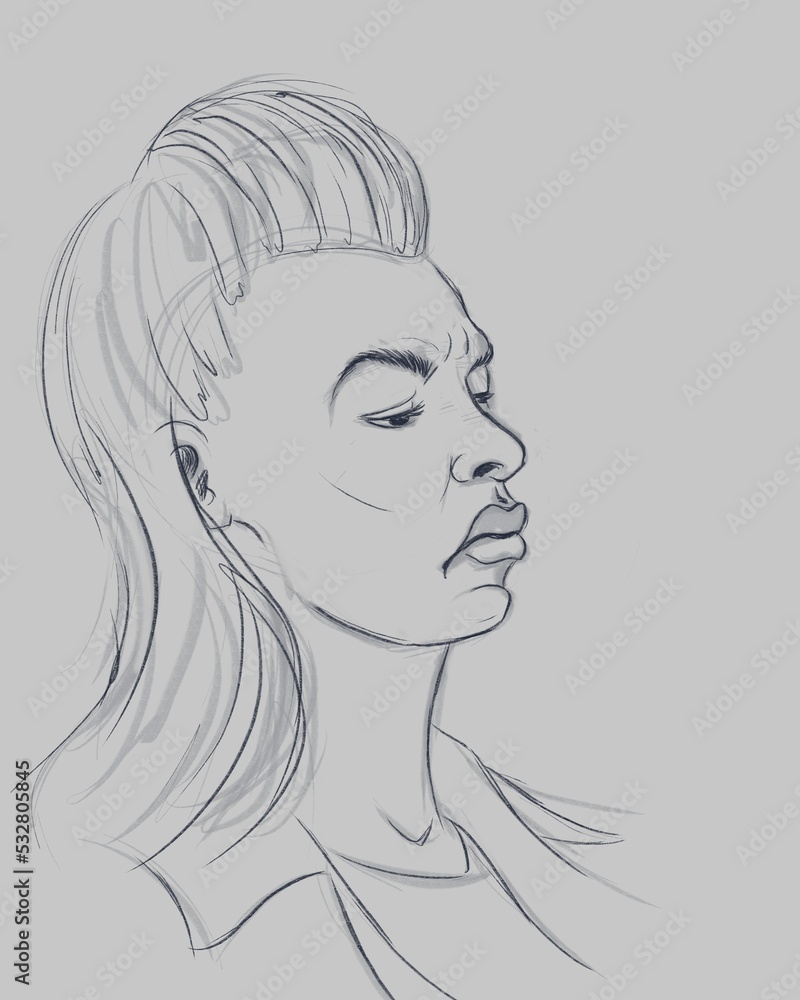 portrait of a woman portrait of a woman
