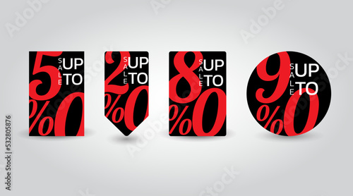 Discount Promotion Template vector illustration