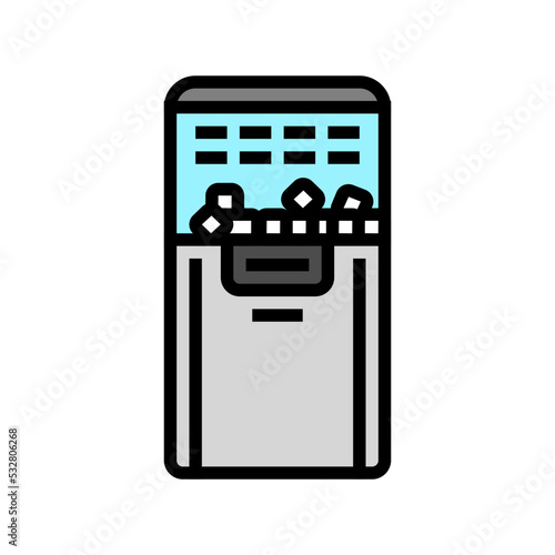 ice maker color icon vector. ice maker sign. isolated symbol illustration