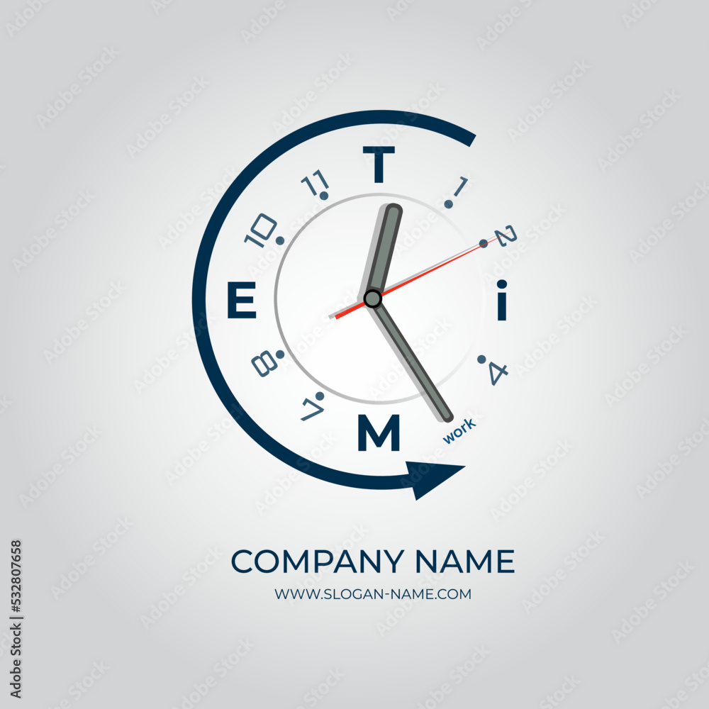 logo time Vector Vector illustration logo time Vector Vector illustration
