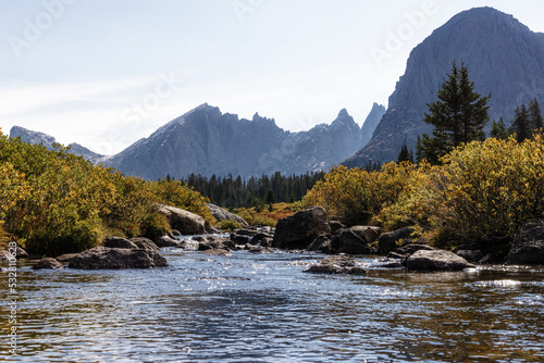 river in the mountains
